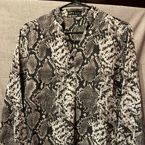 5 NWOT SHEIN Long Sleeve Blouses - Picture 5 of 14